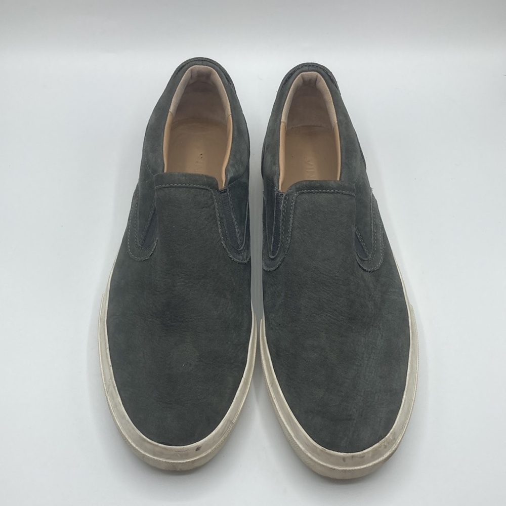 Vince Dark Grey Water Repellant Slip On Sneaker Shoes Men's Size 9.5 - Picture 5 of 13